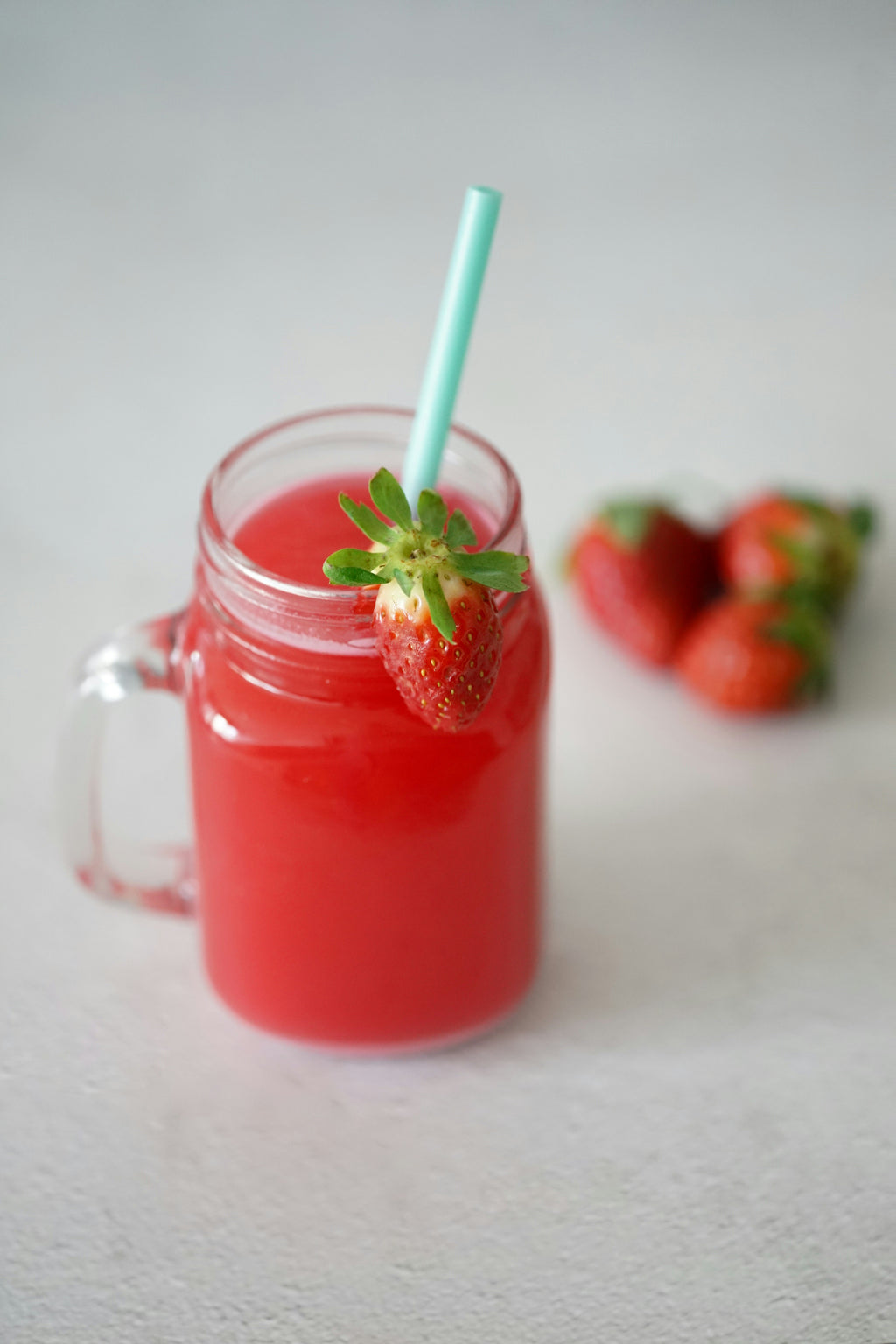 Fresh Strawberry Fruit Syrup - Natural Berry Flavor