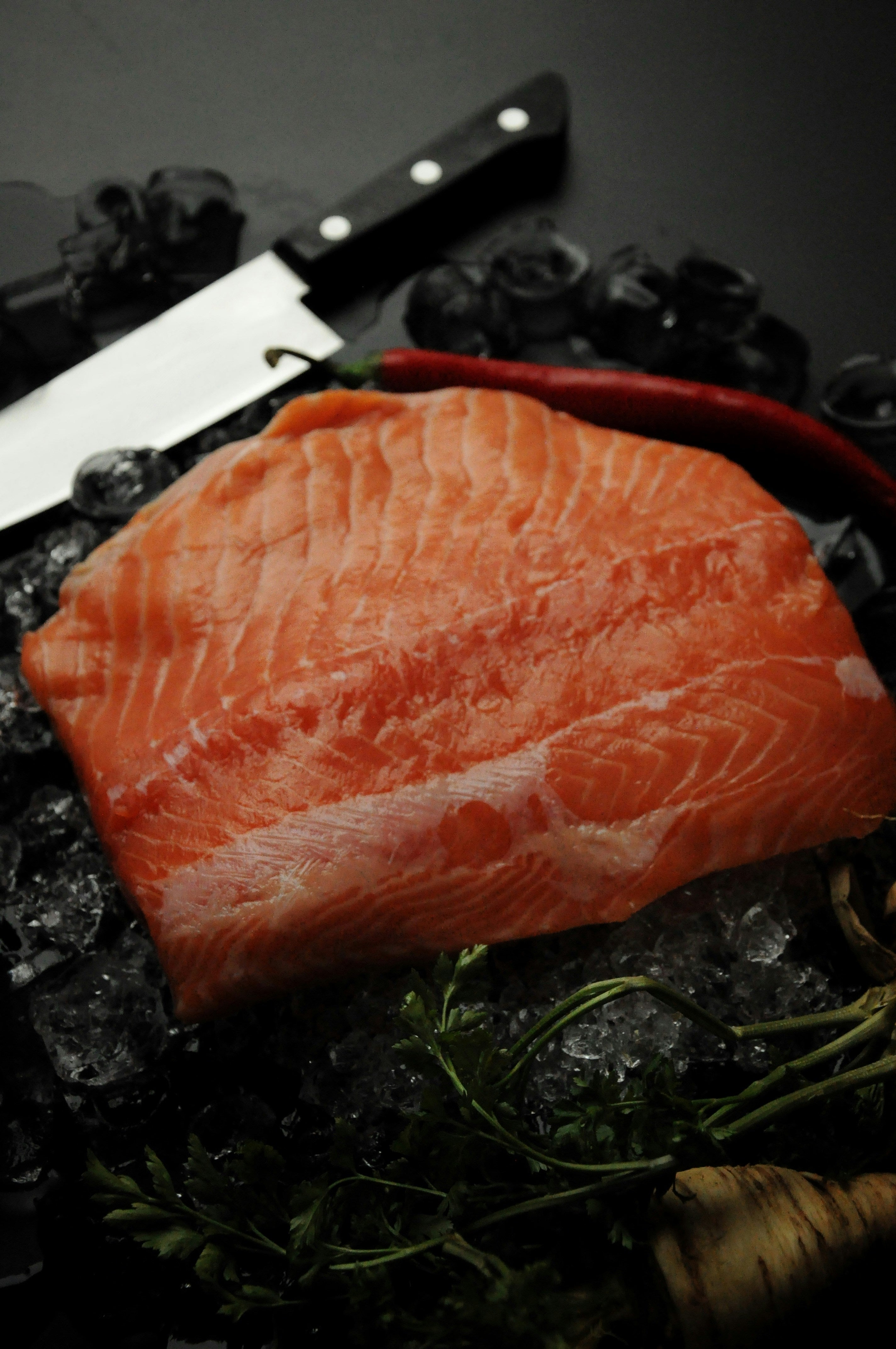 Wild-Caught Atlantic Salmon Fillet - Fresh
